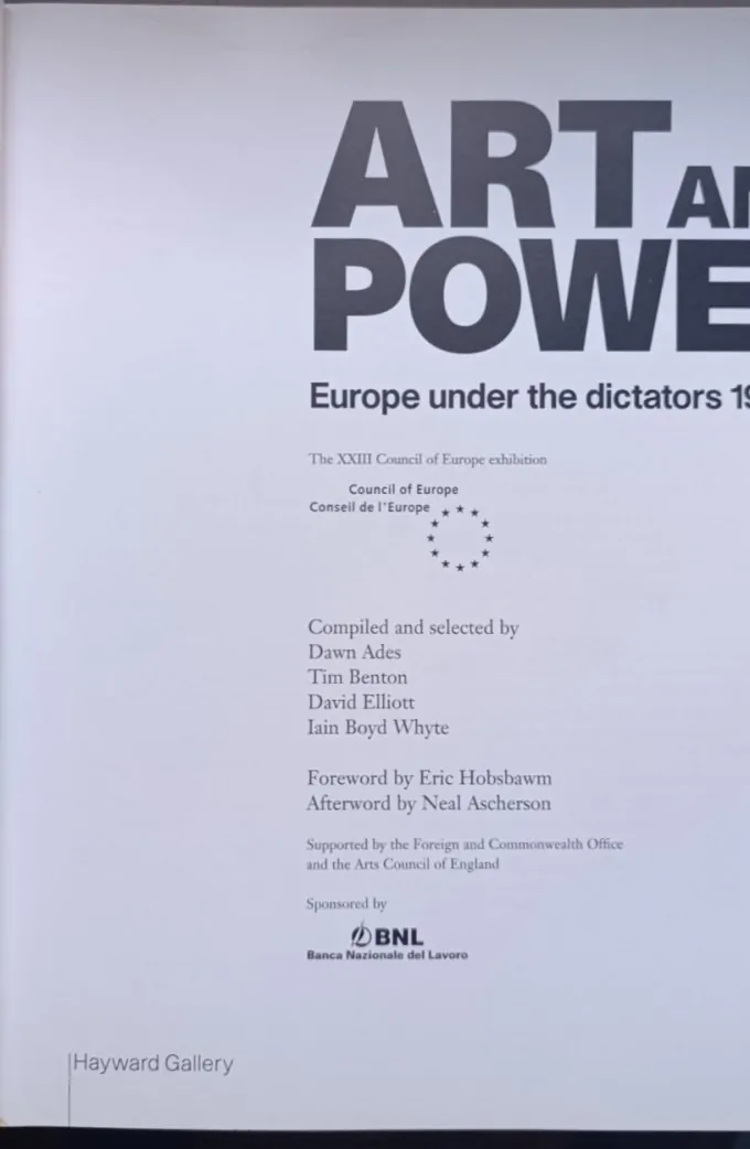 ART & POWER Europe under the dictators 1930-45