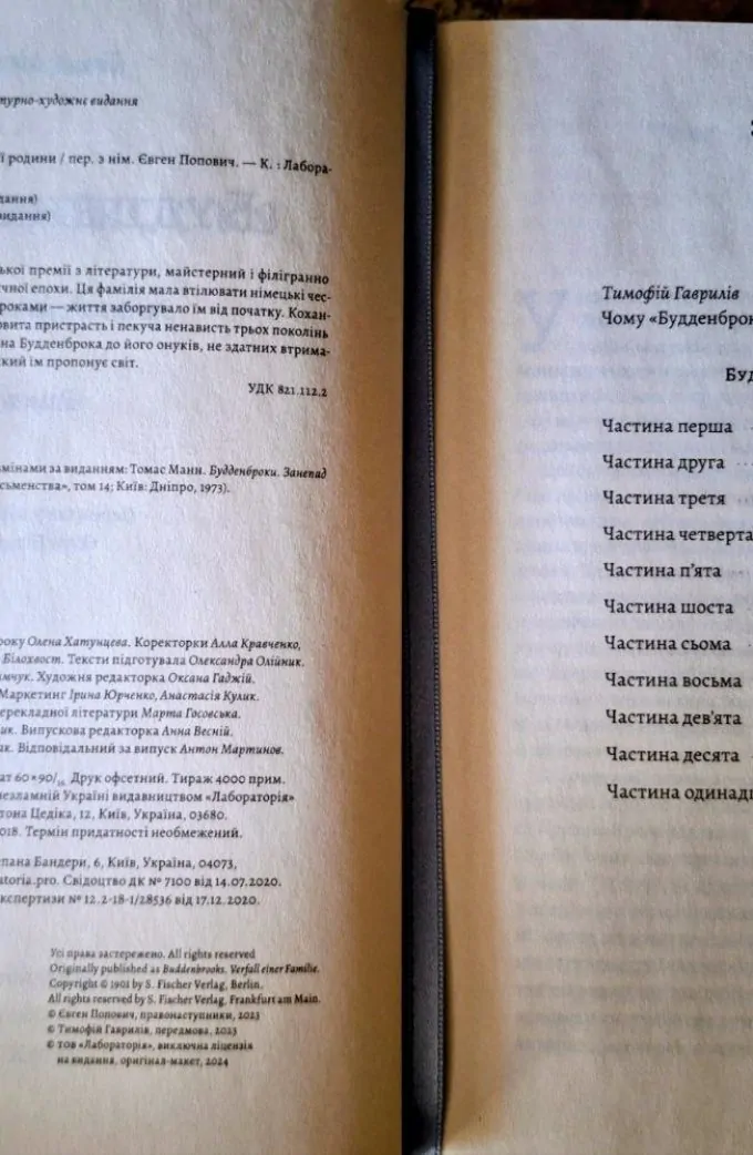 Будденброки. Занепад однієї родини