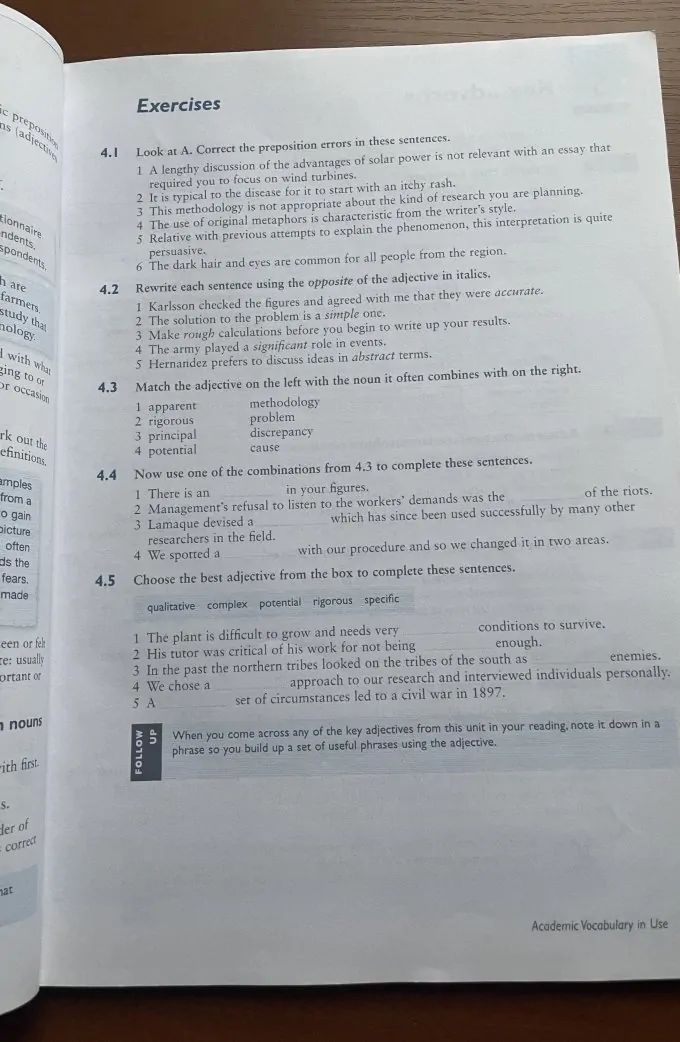 Academic Vocabulary in Use.