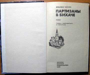Партизаны в Бихаче (роман)