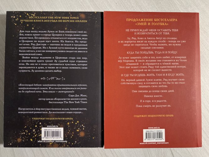 Комплект книг «Змей и голубка», «Кровь и мёд»
