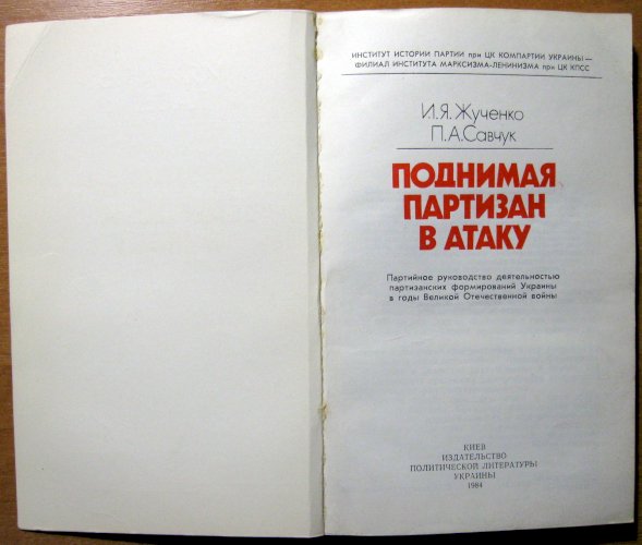 Поднимая партизан в атаку