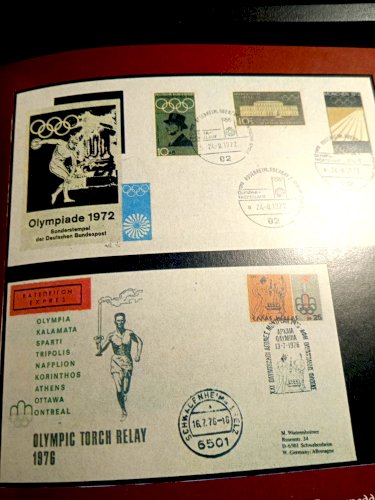 Филателия под знаком пяти колец.